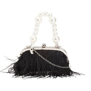 8 Other Reasons black feather bag
